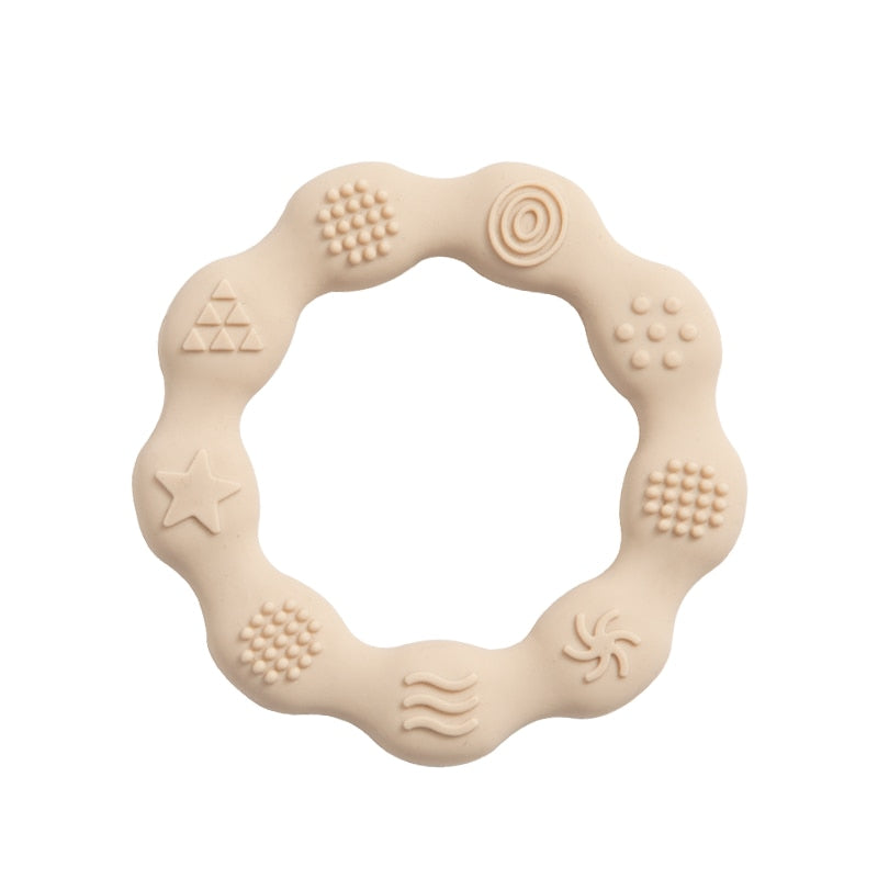 Baby Silicone Teethers Food Grade Newborn Pacifier Relief Design Teether BPA Free Infant Tactile Training Toys Bebe Teething Toy