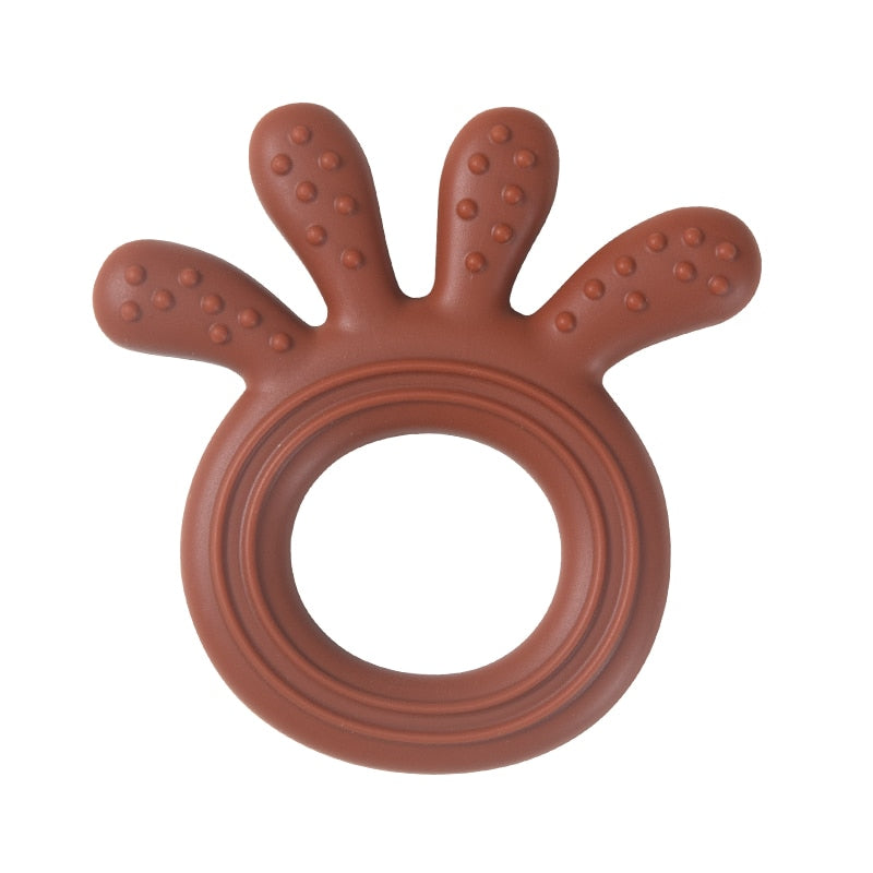 Baby Silicone Teethers Food Grade Newborn Pacifier Relief Design Teether BPA Free Infant Tactile Training Toys Bebe Teething Toy