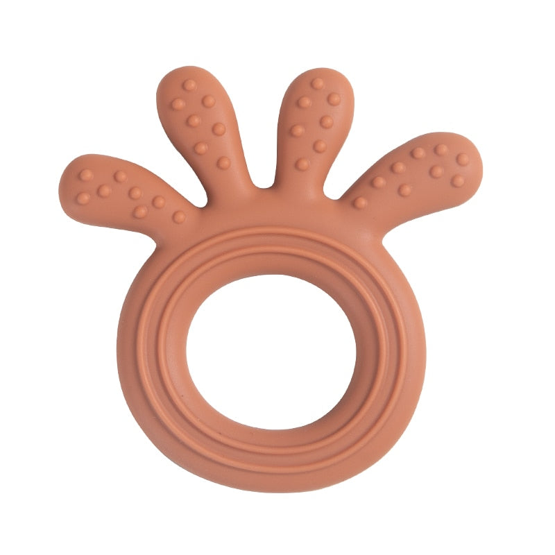 Baby Silicone Teethers Food Grade Newborn Pacifier Relief Design Teether BPA Free Infant Tactile Training Toys Bebe Teething Toy