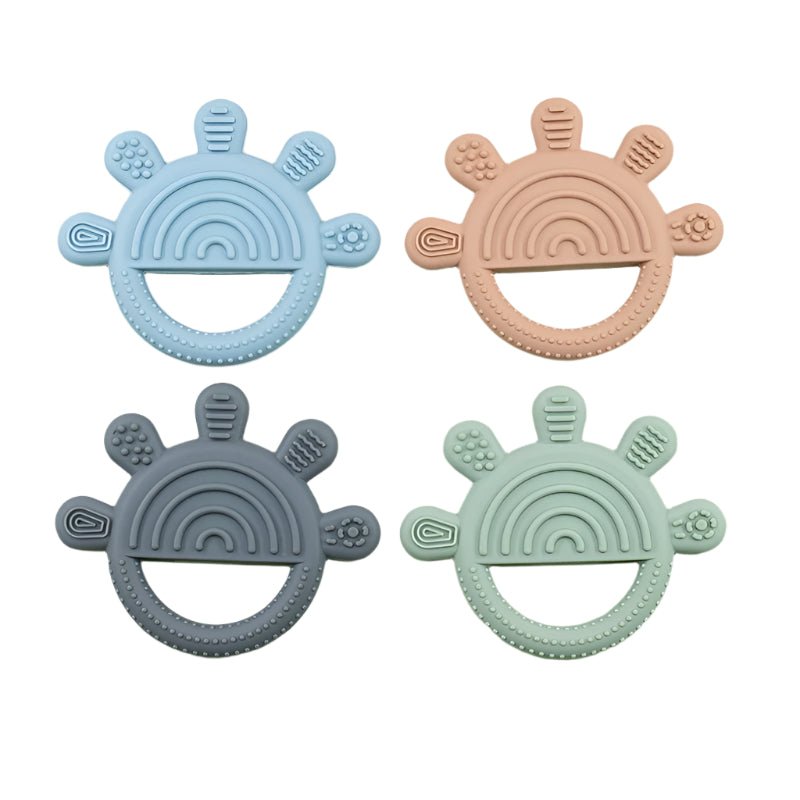 New BPA Free Silicone Molar Chewing Toys Infant Baby Health Teether Toys Baby Shower Gifts Nursing Oral Care Newborn Accessories