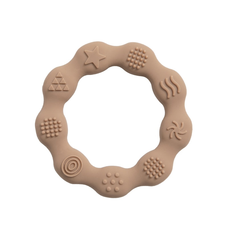 Baby Silicone Teethers Food Grade Newborn Pacifier Relief Design Teether BPA Free Infant Tactile Training Toys Bebe Teething Toy