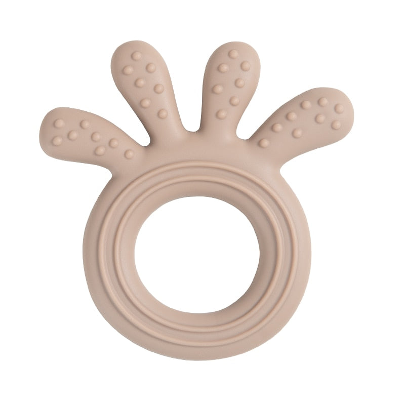 Baby Silicone Teethers Food Grade Newborn Pacifier Relief Design Teether BPA Free Infant Tactile Training Toys Bebe Teething Toy
