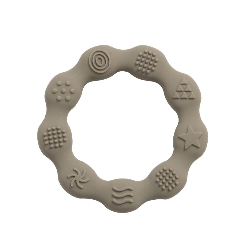 Baby Silicone Teethers Food Grade Newborn Pacifier Relief Design Teether BPA Free Infant Tactile Training Toys Bebe Teething Toy