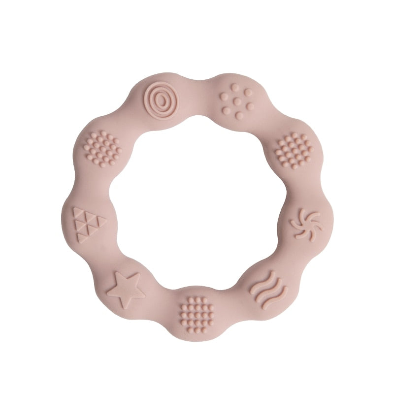 Baby Silicone Teethers Food Grade Newborn Pacifier Relief Design Teether BPA Free Infant Tactile Training Toys Bebe Teething Toy