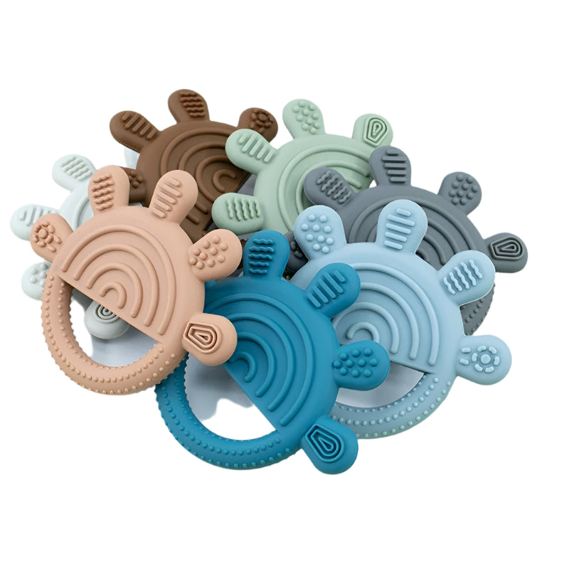 New BPA Free Silicone Molar Chewing Toys Infant Baby Health Teether Toys Baby Shower Gifts Nursing Oral Care Newborn Accessories