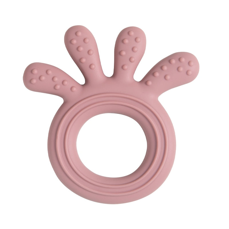 Baby Silicone Teethers Food Grade Newborn Pacifier Relief Design Teether BPA Free Infant Tactile Training Toys Bebe Teething Toy