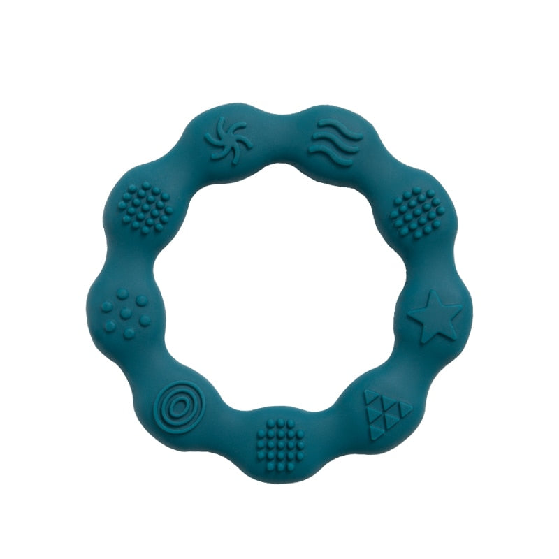 Baby Silicone Teethers Food Grade Newborn Pacifier Relief Design Teether BPA Free Infant Tactile Training Toys Bebe Teething Toy