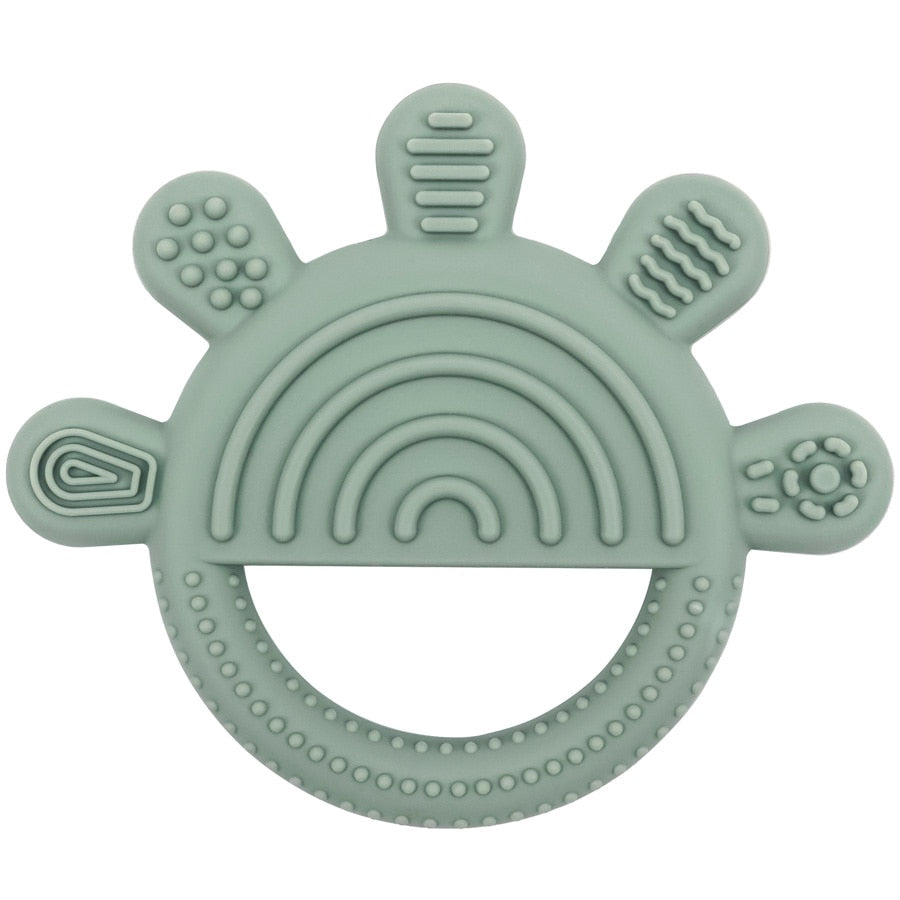 New BPA Free Silicone Molar Chewing Toys Infant Baby Health Teether Toys Baby Shower Gifts Nursing Oral Care Newborn Accessories