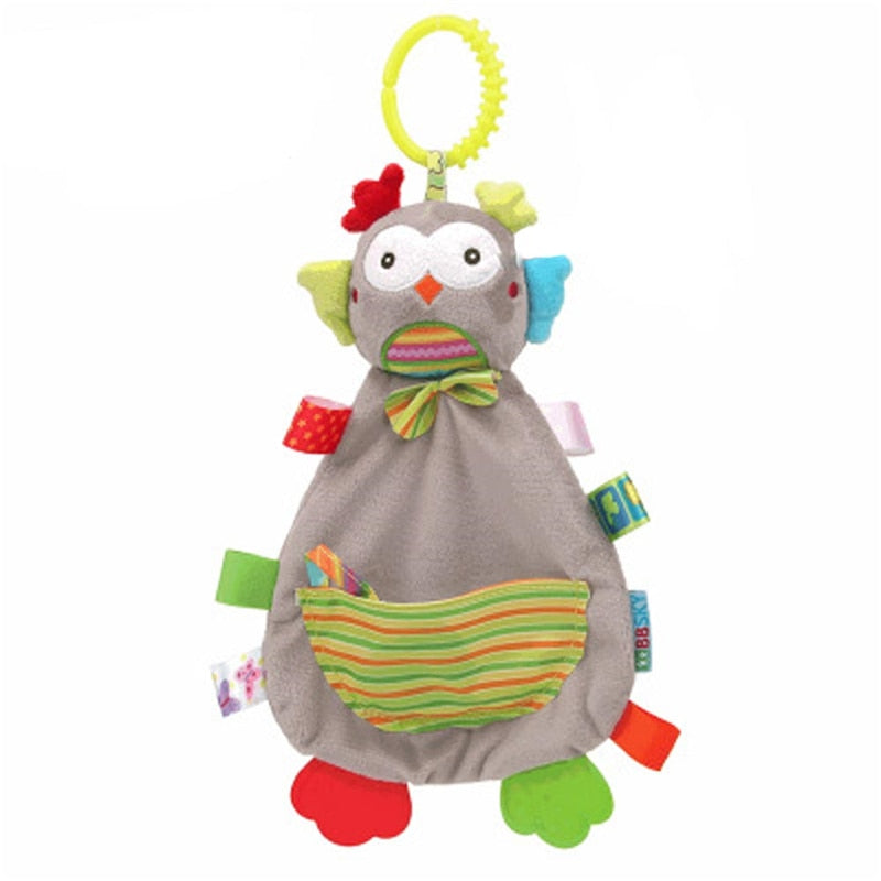 Baby Rattles Toys 0-12 Months Bed Stroller Infant Mobile Hanging Cartoon Newborn Puppy Bee Plush Toys Boys Girls