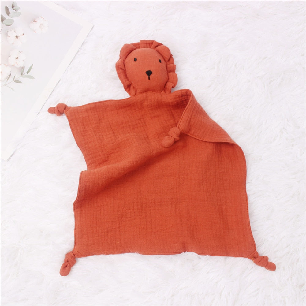 Baby Cotton Comforter Blanket Soft Newborn Sleeping Dolls Kids Fashion Sleep Toy Soothe Appease Towel Bibs