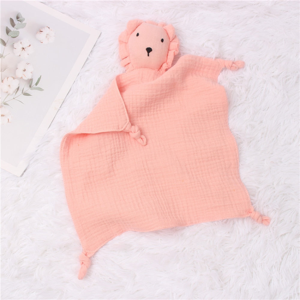 Baby Cotton Comforter Blanket Soft Newborn Sleeping Dolls Kids Fashion Sleep Toy Soothe Appease Towel Bibs