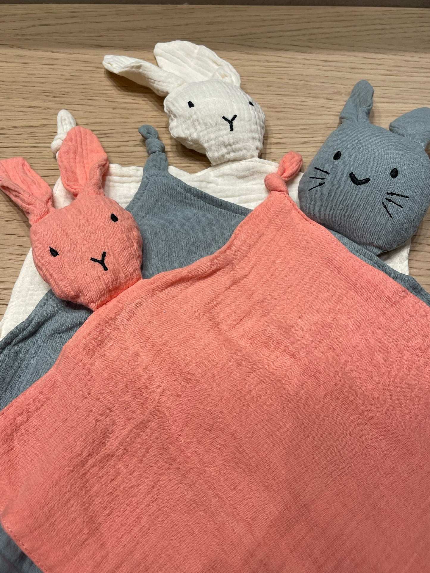 Baby Cotton Comforter Blanket Soft Newborn Sleeping Dolls Kids Fashion Sleep Toy Soothe Appease Towel Bibs