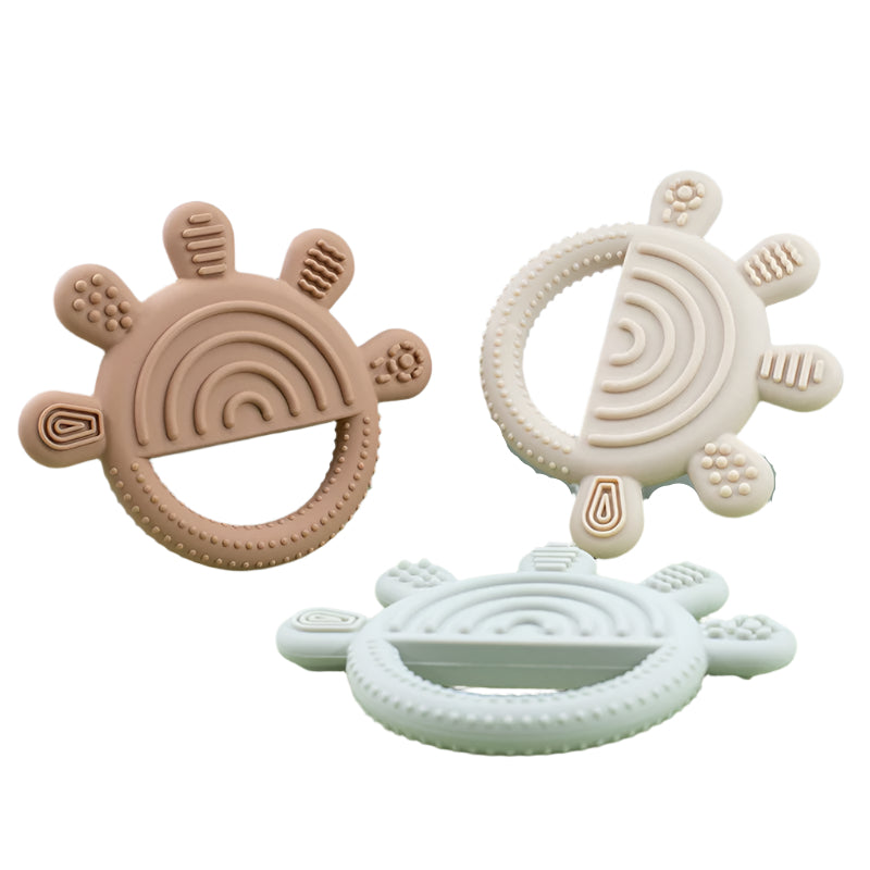 New BPA Free Silicone Molar Chewing Toys Infant Baby Health Teether Toys Baby Shower Gifts Nursing Oral Care Newborn Accessories