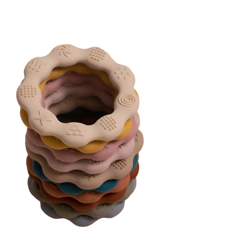 Baby Silicone Teethers Food Grade Newborn Pacifier Relief Design Teether BPA Free Infant Tactile Training Toys Bebe Teething Toy