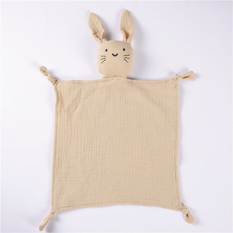 Baby Cotton Comforter Blanket Soft Newborn Sleeping Dolls Kids Fashion Sleep Toy Soothe Appease Towel Bibs