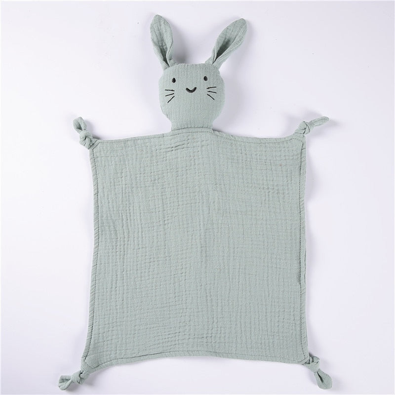Baby Cotton Comforter Blanket Soft Newborn Sleeping Dolls Kids Fashion Sleep Toy Soothe Appease Towel Bibs