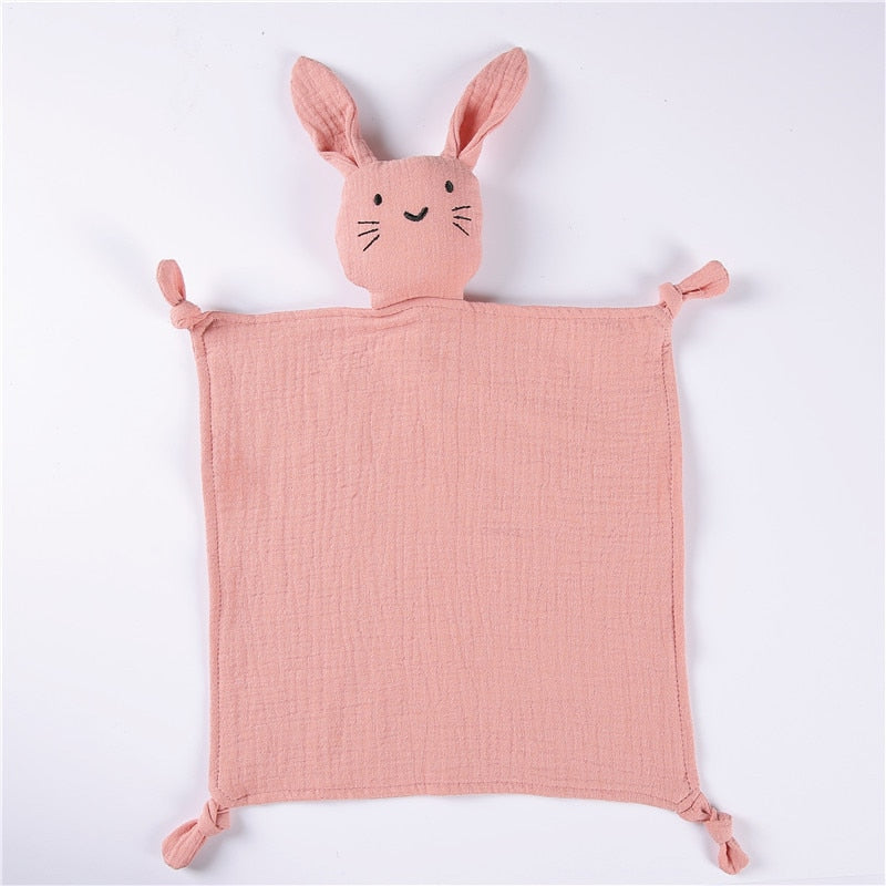 Baby Cotton Comforter Blanket Soft Newborn Sleeping Dolls Kids Fashion Sleep Toy Soothe Appease Towel Bibs
