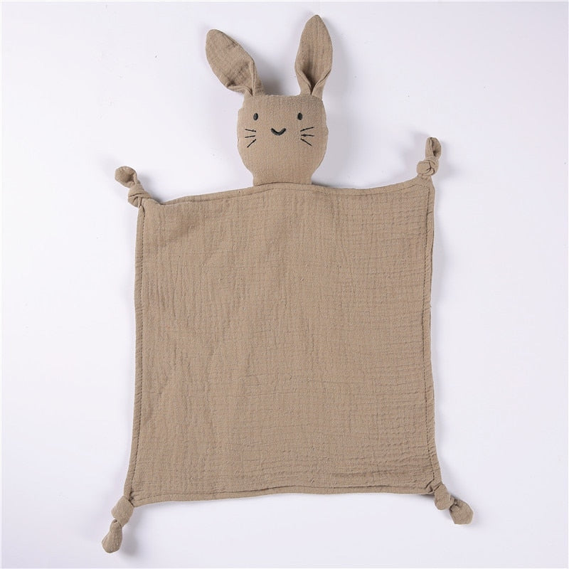 Baby Cotton Comforter Blanket Soft Newborn Sleeping Dolls Kids Fashion Sleep Toy Soothe Appease Towel Bibs