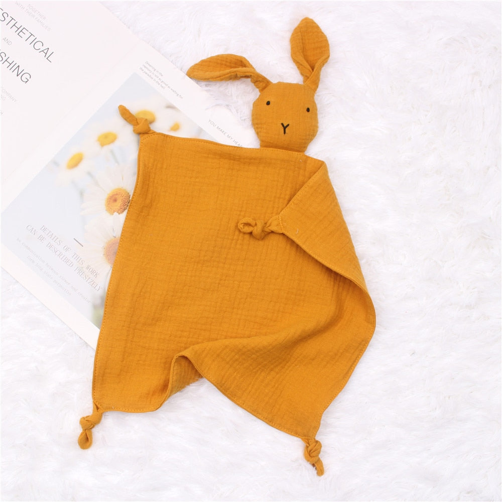 Baby Cotton Comforter Blanket Soft Newborn Sleeping Dolls Kids Fashion Sleep Toy Soothe Appease Towel Bibs