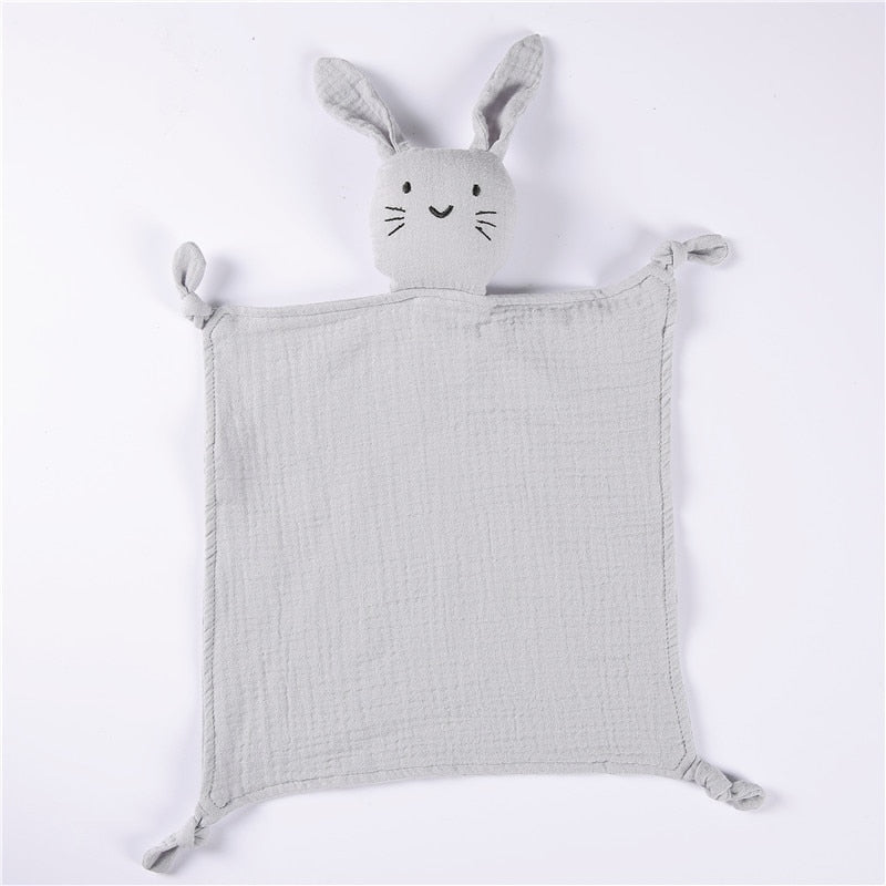 Baby Cotton Comforter Blanket Soft Newborn Sleeping Dolls Kids Fashion Sleep Toy Soothe Appease Towel Bibs