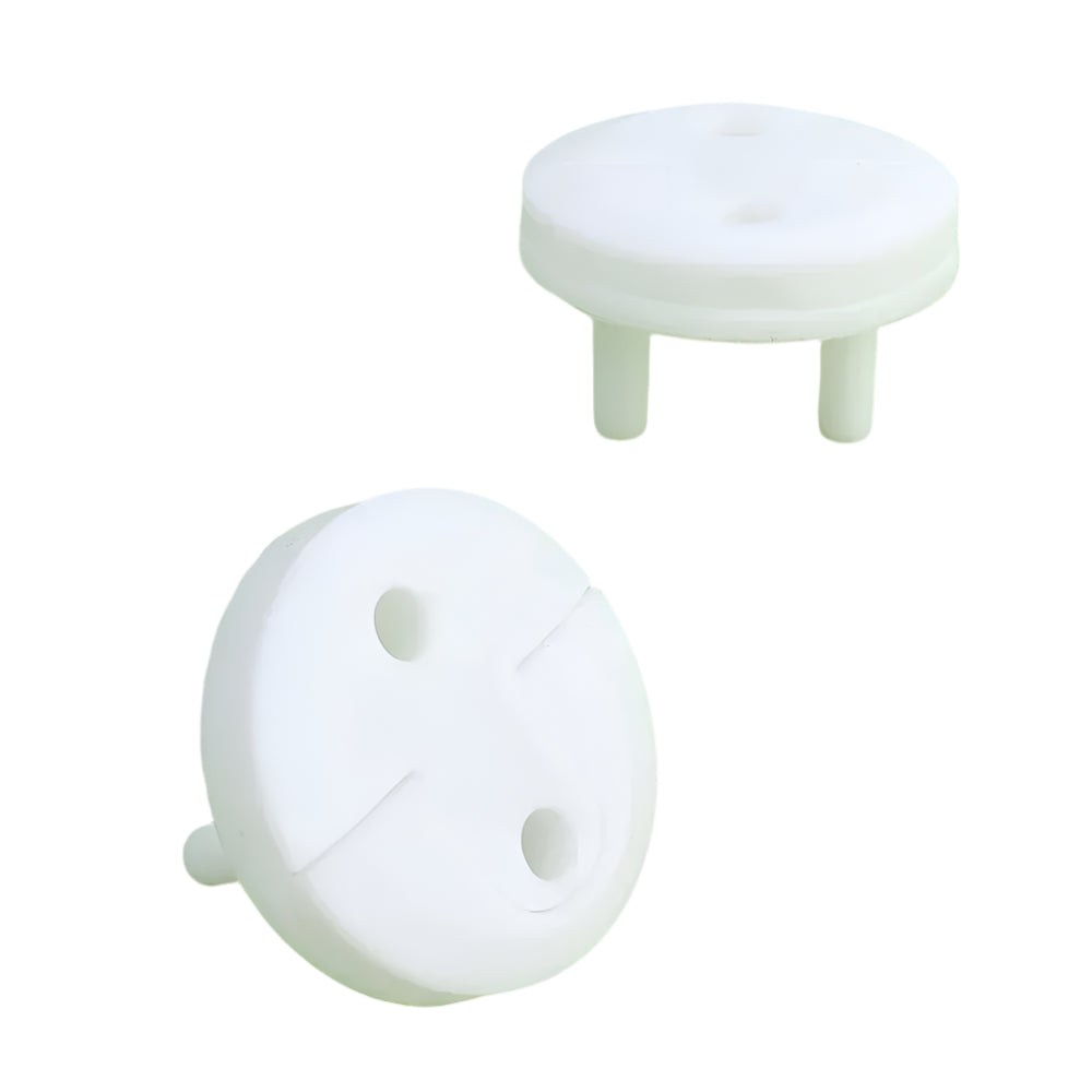 White Electrical Safety Socket Protective Cover
