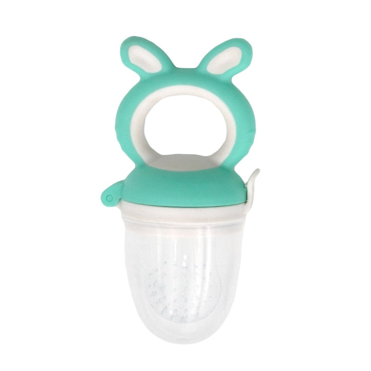 1PC Silicone Baby Fruit Feeder with Cover Baby Nipple Fresh Food Vegetable Supplement Soother Nibbler Feeding Teething Pacifier